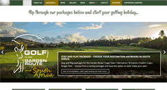 Desktop Screenshot of golfinthegardenroute.com